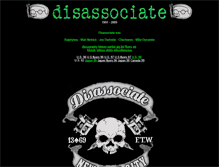 Tablet Screenshot of disassociate.com